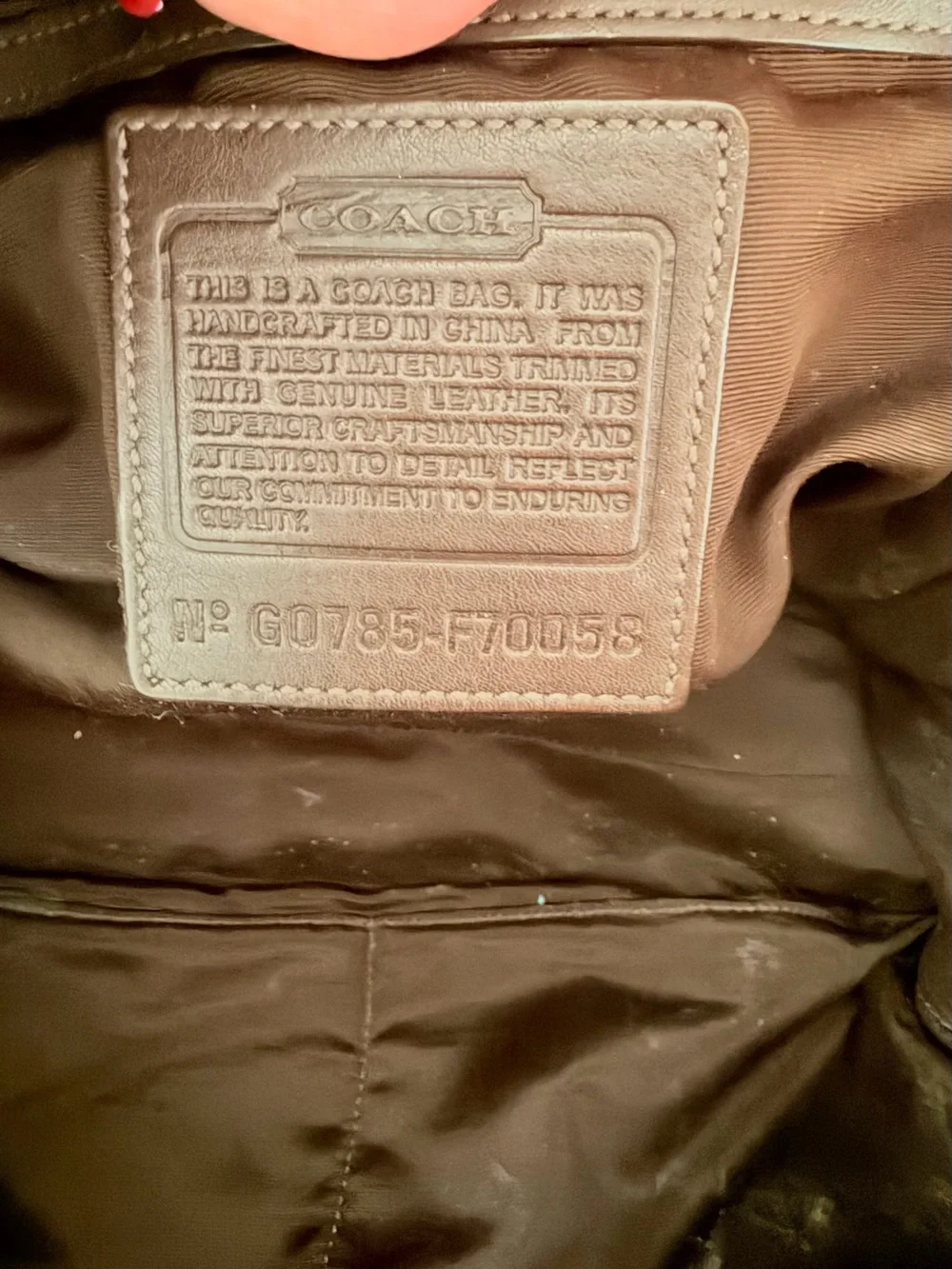 Coach laptop messenger